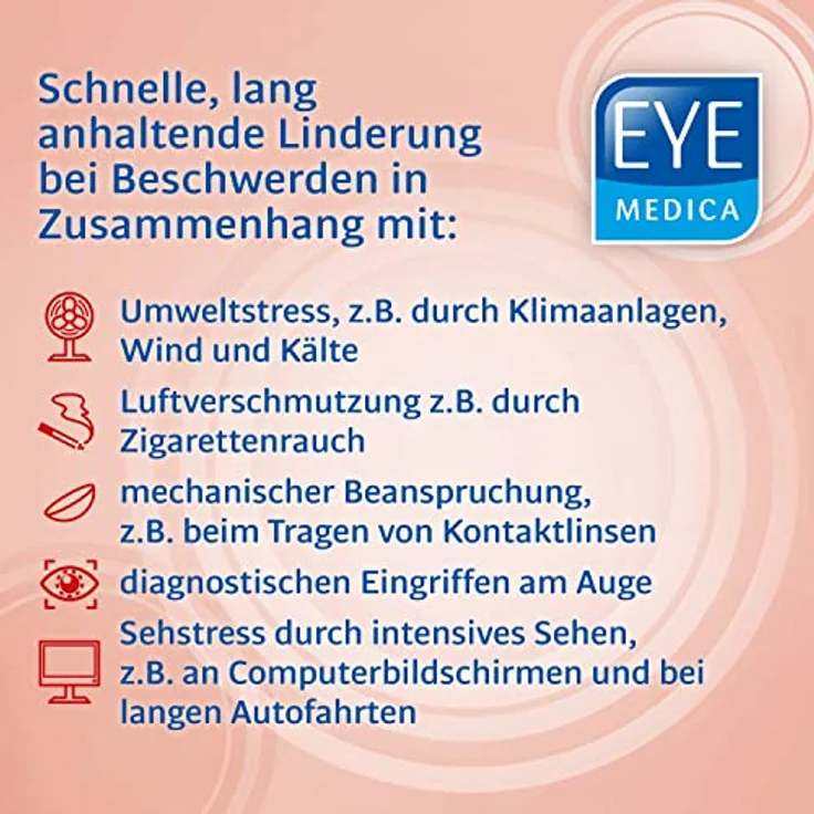 EyeMedica Augen-Tropfen Gereizt+Gerötet Augenpflegemaske 10 ml – Bild 3