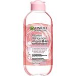 Garnier All-in-1 Mizellen Reinigungswasser mit Rosenwasser für einen besonderen Glow, Make up Entferner und Gesichtsreinigung für empfindliche Haut, Skin Active, 1 x 400 ml