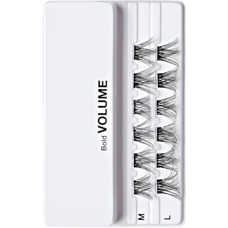 KISS imPRESS Just Press & GO ! selbstklebende Wimpern Bold Volume C 12 St., Schwarz – Bild 7