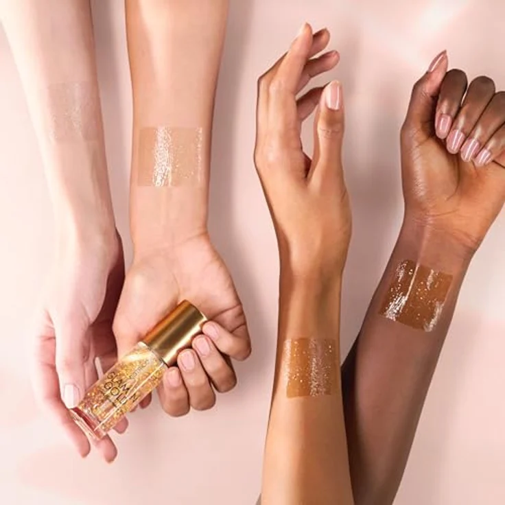 Catrice Glam In Gold Hydrating Primer, feuchtigkeitsspendender Primer unter dem Make-up mit 24 Karat Gold Farbton 010 Oh My Goldness, 30 ml – Bild 4