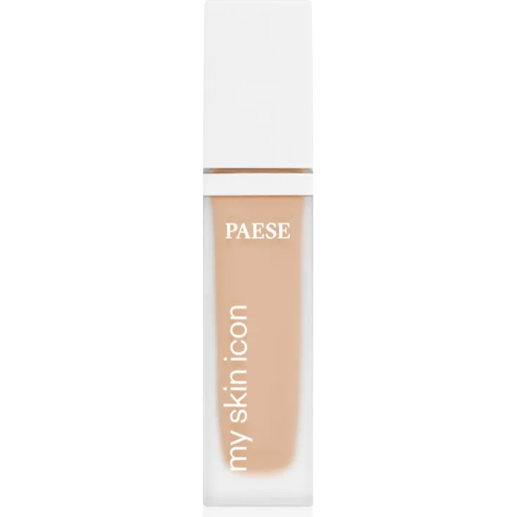 Paese My Skin Icon Mattifying Foundation, mattierendes Make-up mit Langzeiteffekt, 2W Warm Beige, 33 ml