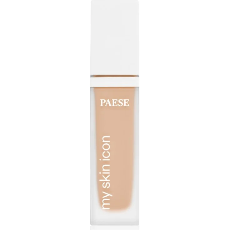 Paese My Skin Icon Mattifying Foundation, mattierendes Make-up mit Langzeiteffekt, 2W Warm Beige, 33 ml