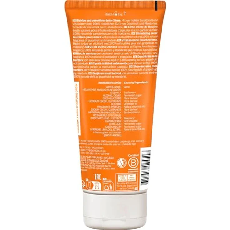 Weleda Sanddorn-Vitalisierungsdusche – Bild 3