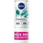 NIVEA MagnesiumDry Pure Aqua Deo Roll-On (50ml), Deodorant mit Magnesium für natürlich wirksamen Schweiß-Schutz, Deo mit 0% Aluminium (ACH) und Alkohol*