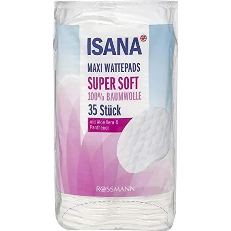 ISANA Wattepads 100% Bio-Baumwolle, 40 St. – Bild 2