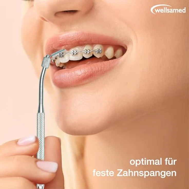 wellsamed Wellsabrush Interdentalbürsten Nachfüllpack 2S 0,6 mm 10 Stück hellblau Interdentalbürsten – Bild 4