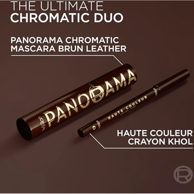 L’Oréal Paris Panorama Chromatics Volumen-Mascara, Farbton Brown, 10.5 ml – für dichte, verlängerte Wimpern ohne Verkleben – Bild 8