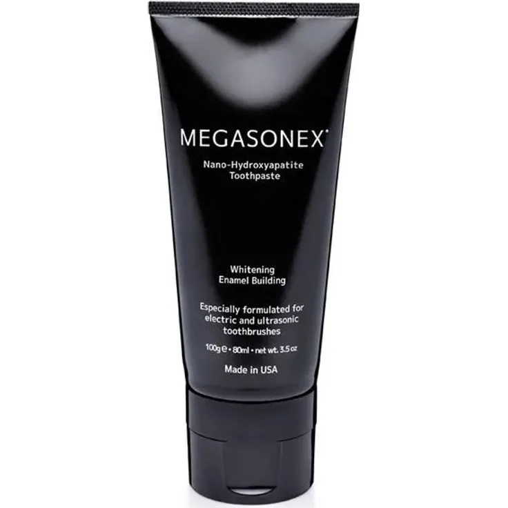 Megasonex Whitening mit Aufhellungseffekt, speziell für elektrische Zahnbürsten & Ultraschallzahnbürsten, 80 ml
