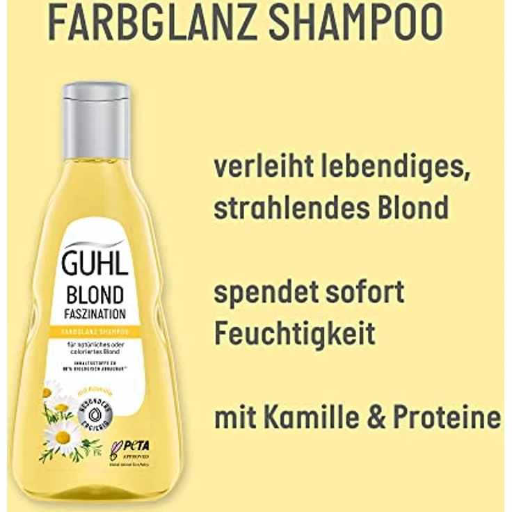 Guhl Blond Faszination Shampoo - Inhalt: 250 ml - Haartyp: blond, blondiert – Bild 3