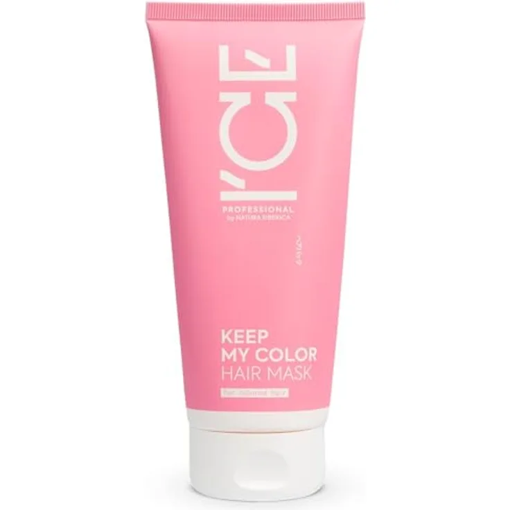 Natura Siberica ICE Professional Keep My Color, nährende Haarmaske zum Schutz der Farbe, 200 ml, vegan, UV-Filter