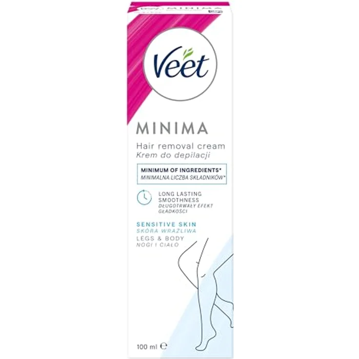 Veet Silk & Fresh Hair Removal Cream Enthaarungscreme auch für empfindliche Haut geeignet 100 ml – Bild 2