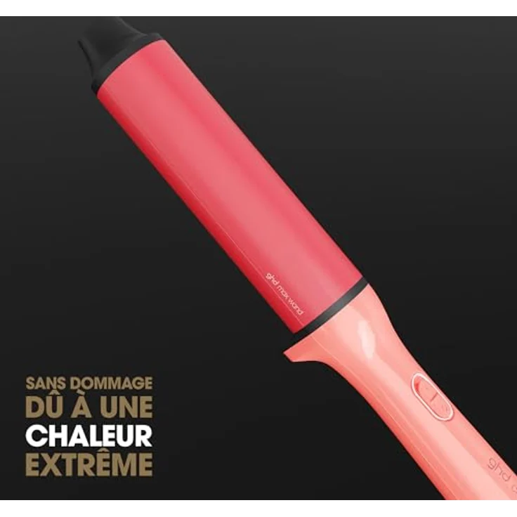 ghd chronos curve max Lockenstab in Candy Coral, 38mm Durchmesser für langanhaltende Wellen, inkl. Hitzeschutz-Etui und Styling-Handschuh – Bild 7