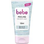 bebe Peeling für zarte Haut (150 g), sanfte Gesichtsreinigung mit Aprikosenextrakt & -Duft, gründliche Hautreinigung für normale Haut & Mischhaut