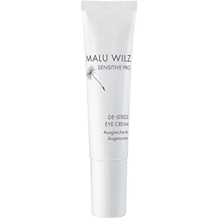 Malu Wilz DE-Stress Eye Cream 15ml I Skincare Augencreme für sanfte Gesichtspflege I Schützende Gesichtspflege-Creme mit Hyaluronsäure I Vegan