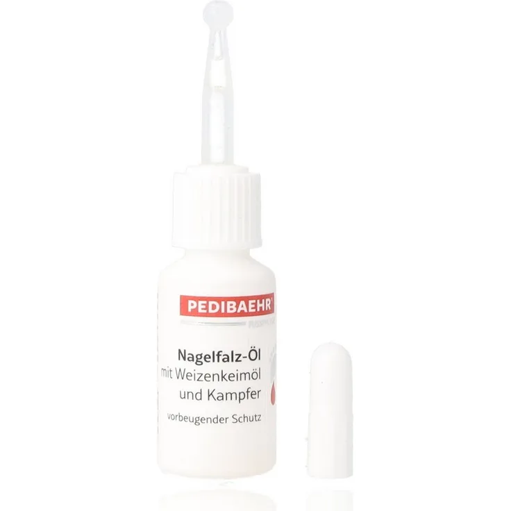Pedibaehr MED Nagelfalz-Öl 7ml, antibakterielle Intensivpflege mit Weizenkeimöl & Kampfer