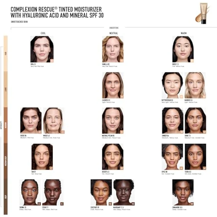 bareMinerals Complexion Rescue Tinted Moisturizer SPF 30, Getönte Tagescreme für Damen mit mattem Finish, 35 ml – Bild 9
