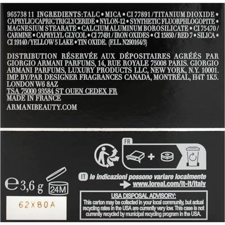 Armani Teint Luminous Silk Glow Blush, Rouge & Bronzer für natürlichen Glow, 4 g – Bild 7