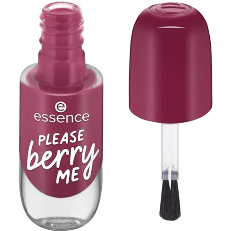 essence gel nail colour, Gellack, Nagellack, Nr. 20 PLEASE berry ME, violett, Expressergebnis, langanhaltend, farbintensiv, gelig, glänzend, ohne Aceton, vegan, Mikroplastik Partikel frei (8ml) – Bild 2