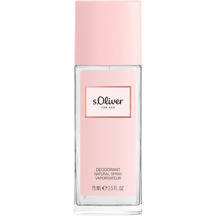s.Oliver For Her Deodorant Spray, fruchtig-florale Komposition mit Litschi und Magnolie, 75 ml