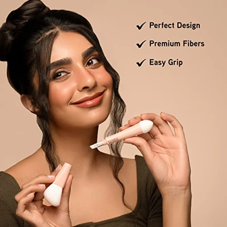 Physicians Formula, 4-in-1-Pinsel, Makeup-Pinsel für das Auftragen von Make-up für unterwegs, Lidschattenpinsel, Eyeliner-/Brauenpinsel, Bronzer-/Bürstenpinsel und Foundation-/Concealer-Schwämmchen - Preisvergleich – Bild 5
