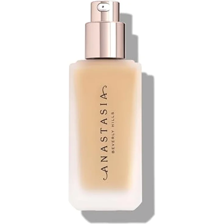 Anastasia Beverly Hills Impeccable Blurring Second-Skin Matte Foundation, flüssiges Make-Up für mittlere bis volle Deckung, Farbton 3WO, 35 ml, vegan, wasserfest, ohne Mineralöle – Bild 1