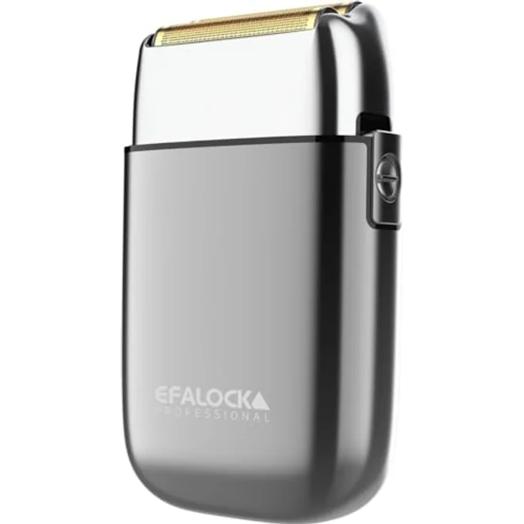 Efalock eGLADIO Gunmetal Shaver, Zero-Schnittlänge 0,0 mm, Titanium-Scherfolie, langlebiger Lithium-Akku – Bild 2