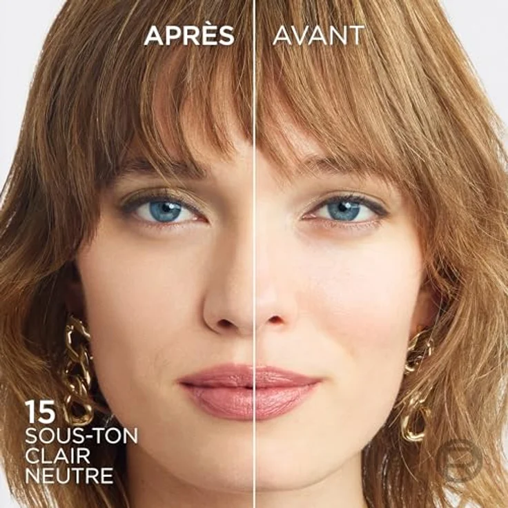 L'Oréal Paris Infaillible Skin Ink Foundcealer, Wasserfestes Make-Up mit bis zu 48H Halt, Deckend wie Foundation, Leicht wie Concealer, Light Neutral 15, 15ml – Bild 4