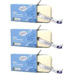 3er Pack Dresdner Essenz Feste Duschpflege Aloe Vera & Lotosblüte 3 x 100 g Duschbad vegan