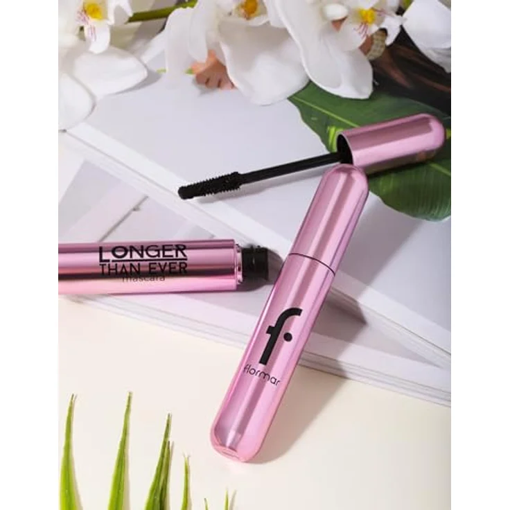 flormar Longer Than Ever Mascara, Wimperntusche für extra Länge und Volumen, 10 ml – Bild 6