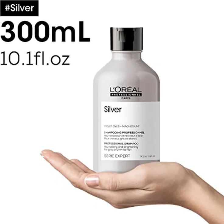 L´Oréal Professionnel Série Expert Silver Shampoo Pflegeshampoo für graues Haar 300 ml – Bild 5