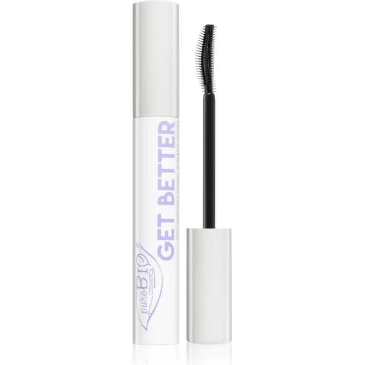 puroBIO Cosmetics Get Better Volumen- und Pflegemascara, 10 ml, vegan, für dichtere und vollere Wimpern