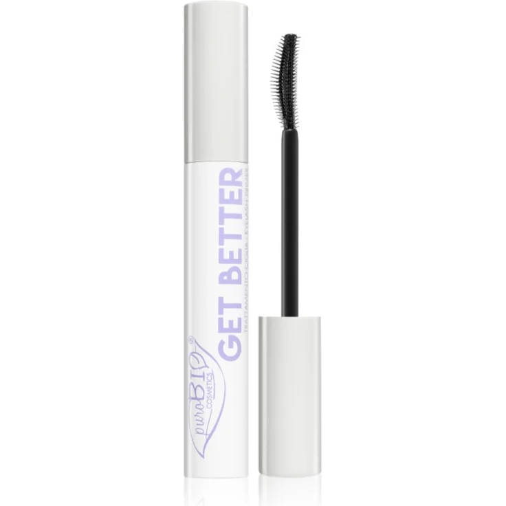 puroBIO Cosmetics Get Better Volumen- und Pflegemascara, 10 ml, vegan, für dichtere und vollere Wimpern – Bild 1
