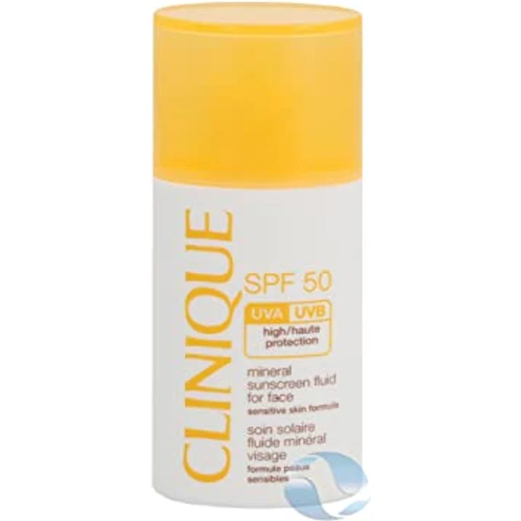 Clinique für sensible Haut LSF50 Mineral Sunscreen Fluid For Face 30 ml – Bild 2
