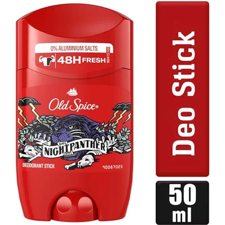 Old Spice Night Panther Antitranspirant-Stick 50 ml, maskuliner Duft für die Nacht – Bild 2