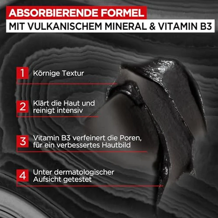 L'Oréal Men Expert Gesichtspflege Pure Carbon Anti-Pickel Tägliches Waschgel Reinigungsgel 100 ml – Bild 4
