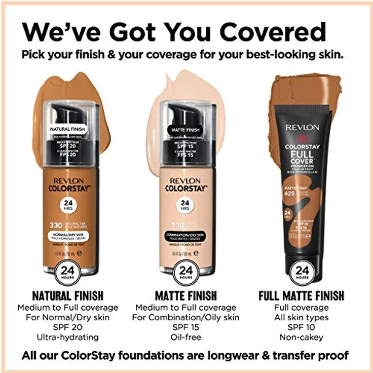 Revlon Colorstay Foundation For Combination/Oily Skin 30 ml - 410 Cappuccino – Bild 9