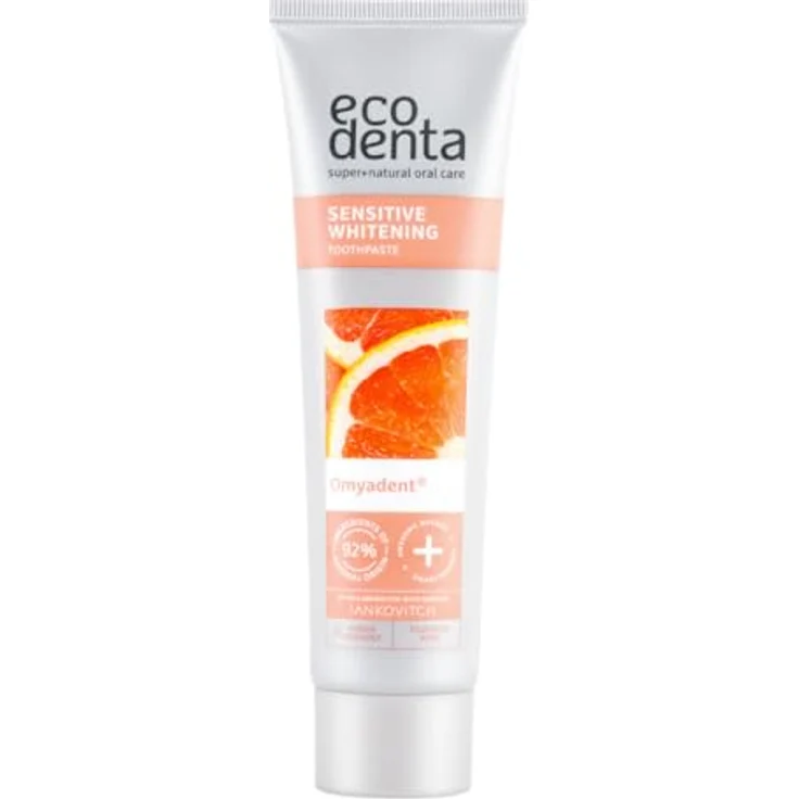 Ecodenta Toothpaste Omyadent Whitening Zahnpasta für empfindliche Zähne und Zahnfleisch 100 ml Unisex – Bild 5