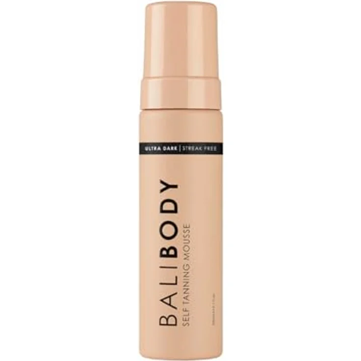 BALI BODY Selbstbräunungs-Mousse Ultra Dark, streifenfreier, veganer Selbstbräuner mit grünem Unterton für alle Hauttypen, 200 ml – Bild 1
