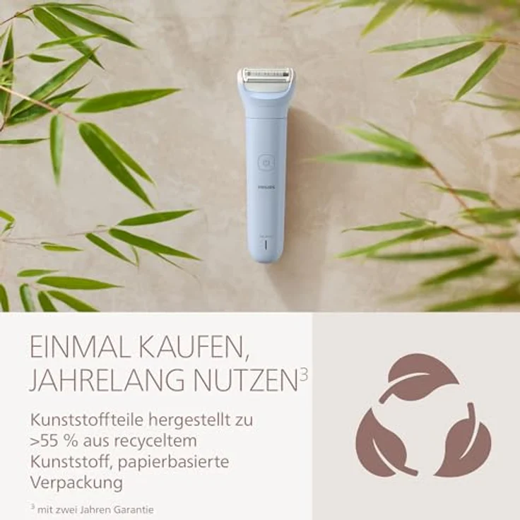 Philips Lady Shaver Series 6000 BRL127/00, Elektrorasierer mit sanfter und gründlicher Körperrasur, dermatologisch getestet – Bild 9