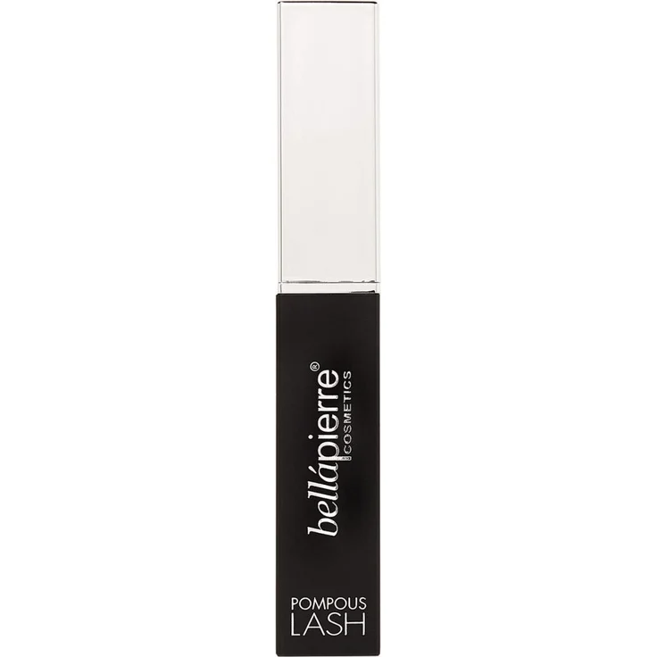 Bellapierre Cosmetics Pompous Lash Mascara, 8ml - Volumenmascara mit wischfester, klumpenfreier Formel in tiefschwarz
