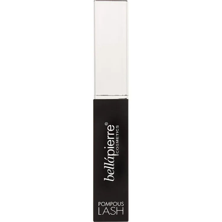 Bellapierre Cosmetics Pompous Lash Mascara, 8ml - Volumenmascara mit wischfester, klumpenfreier Formel in tiefschwarz