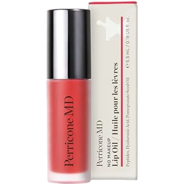 Perricone MD No Makeup Lip Oil Lippenöl, Farbton Raspberry, 5,5 ml, feuchtigkeitsspendend und voluminisierend – Bild 2