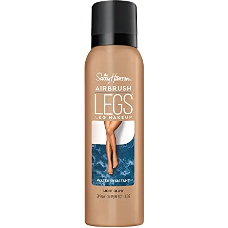Sally Hansen Airbrush Legs, Tönungsspray für Beine, 75 ml, Farbton 001 Light Glow, stimuliert die Mikrozirkulation – Bild 1