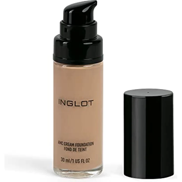 Inglot AMC Cream Foundation 30 ml MW100, wasserfeste Foundation mit mattem Finish und reflektierenden Pigmenten – Bild 2