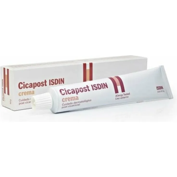 Isdin Cicapost Dermatological Care Post cicatrization Cream 50 g Gesichtscreme mit pflegender Wirkung für alle Hauttypen