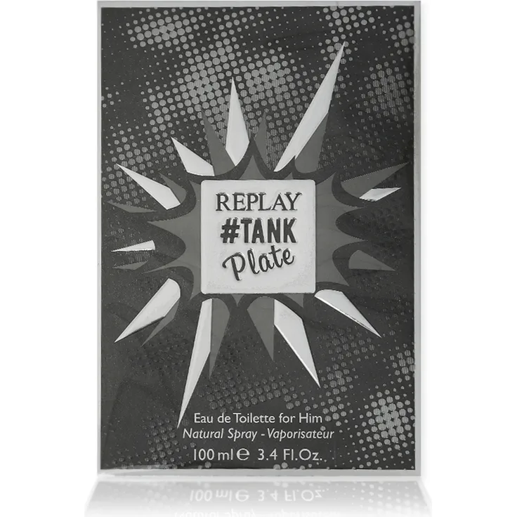 Replay #Tank Plate for Men Eau de Toilette (EdT) Herrenduft 100 ml