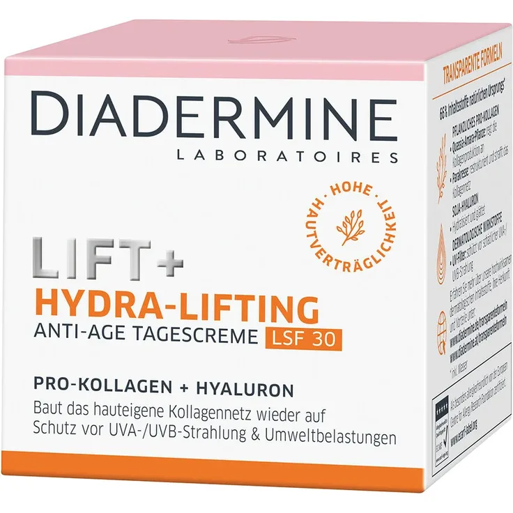 DIADERMINE Lift Lift Tagespflege Hydra-Lifting Gesichtspflege 50 ml mit feuchtigkeitsspendender Wirkung