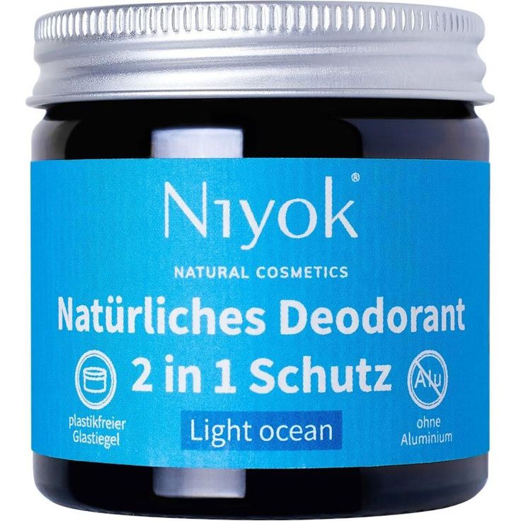 Niyok - 2in1 Deodorant Creme Light ocean - 40 ml