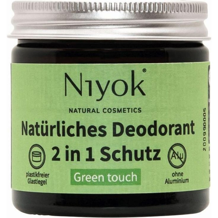 Niyok - 2in1 Deodorant Creme Green touch - 40 ml