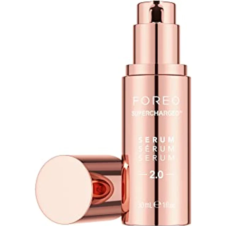 FOREO SUPERCHARGED SERUM 2.0 – Leitfähiges Mikrostromgel – Hyaluronsäure & Squalan – Verjüngend & Feuchtigkeitsspendend – Vegan & Tierversuchsfrei – 30 ml – Bild 1